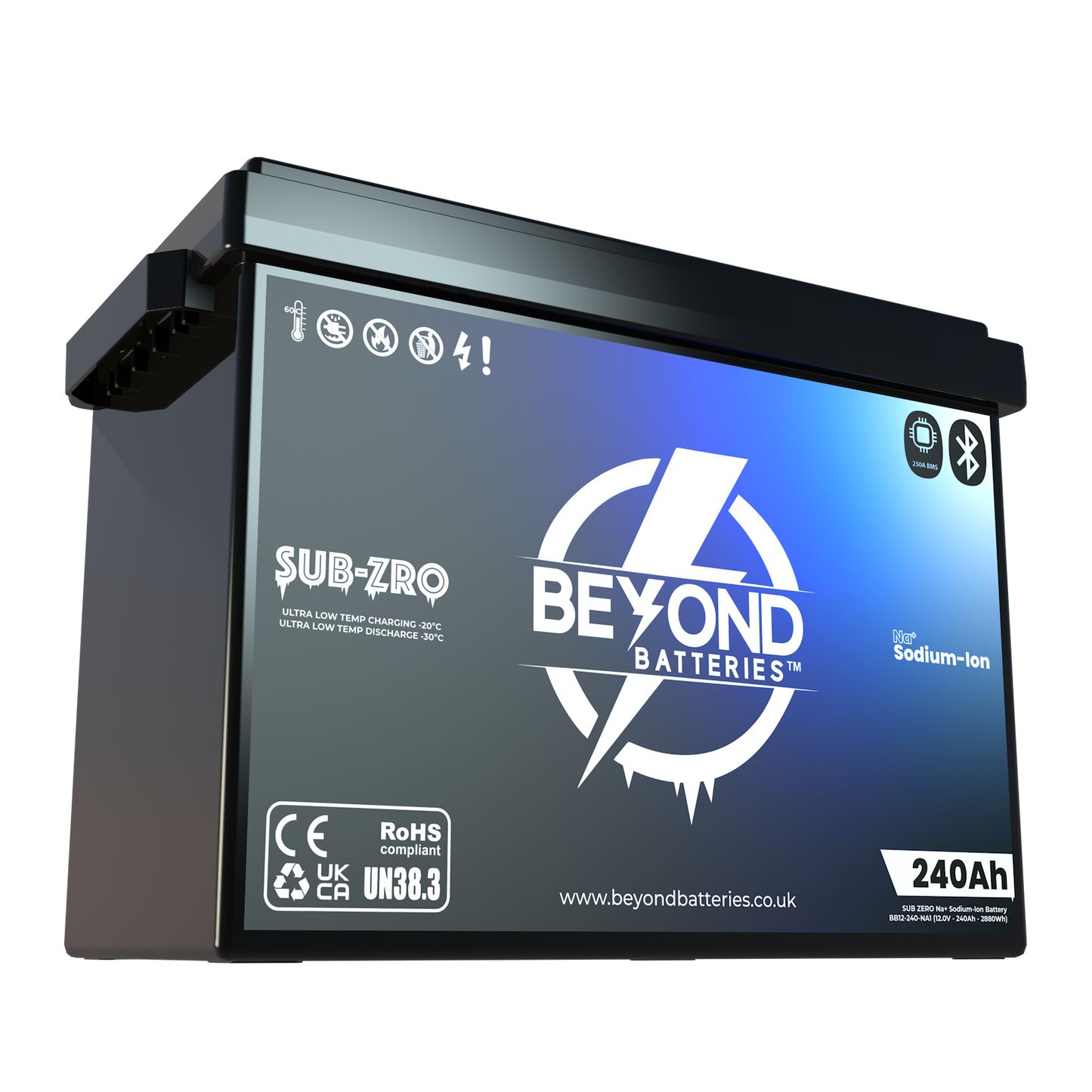 NA240 - Sodium-Ion 240Ah - 12V Ultra Low Temperature Battery Na+